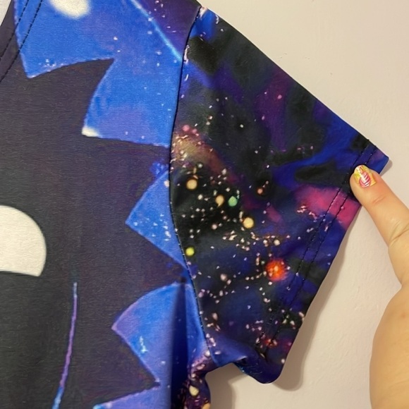 Rick and Morty Universe Planet Bodycon Mini Graphic Dress size L - Picture 7 of 15